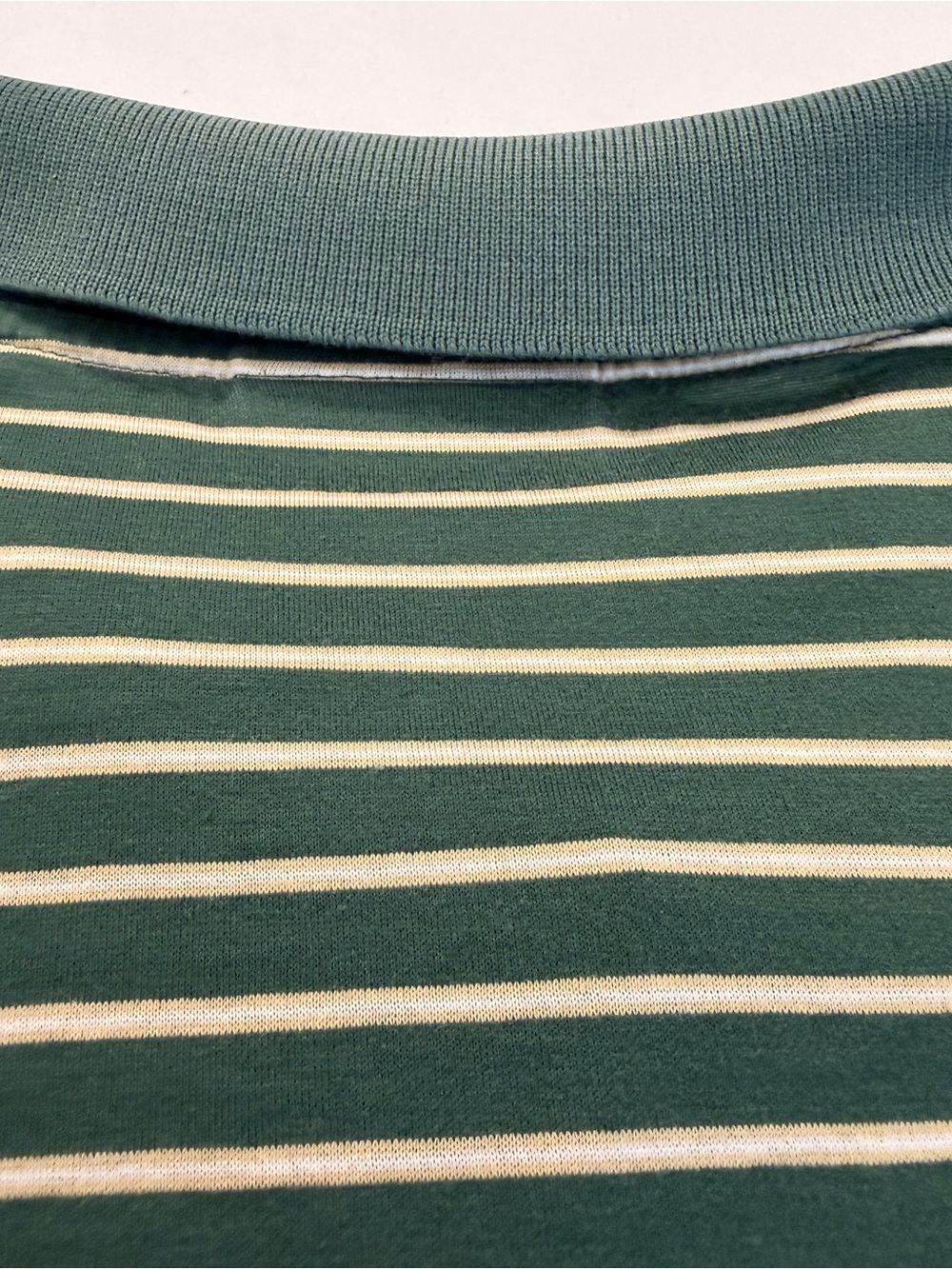 Vintage Masters Clubhouse Collection Green Striped Polo Shirt Original Logo - Picture 7 of 14